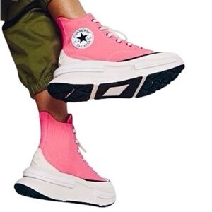 Converse A05012C Chuck Taylor Run Star Legacy CX High Top Platform Pink W8 /M6.5